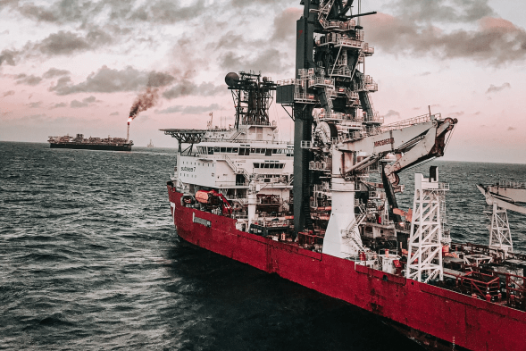 offshore oil fleet sailing